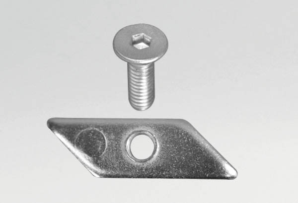 Ecrou de fixation en aluminium pour rail