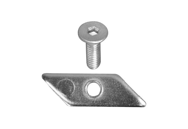 Ecrou de fixation en aluminium pour rail