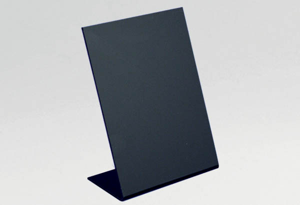 Porte visuel incliné en ardoisine - Format A7 - Vertical