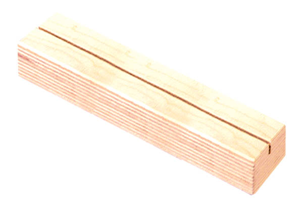 Socle rectangulaire de 210 x 50 x 30 mm en bois contreplaqué - Format A4