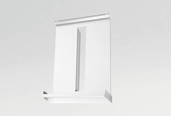 Porte brochures bac en métal - Format A4