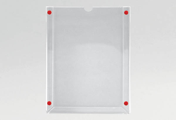 Pochette adhésif permanent PET transparent avec onglet - Format A4 - Vertical