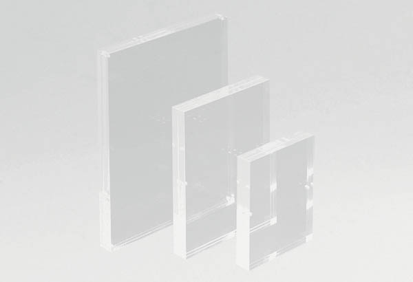 Porte visuel 2 faces en plexi transparent - Format A6 - Vertical ou Horizontal