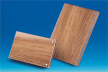 Bloc porte visuel avec aimants en bois - 10 x 15 cm