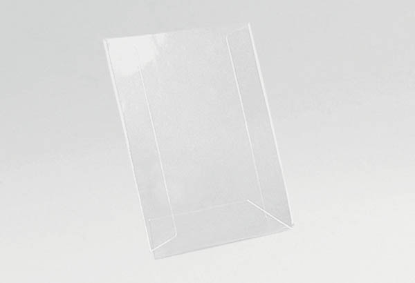 Porte visuel ECO incliné en PET antireflet - Format A4 - Vertical ou Horizontal