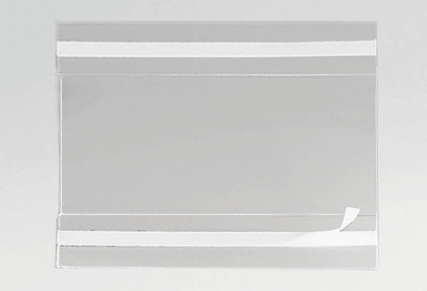 Pochette avec adhésif permanent PVC transparent - Format A3 - Horizontal