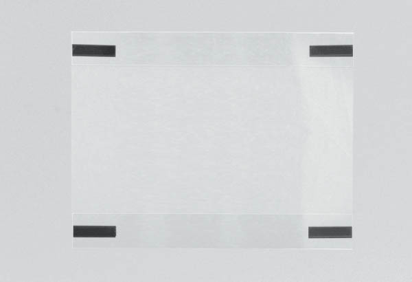 Pochette magnétique en PET transparent - Format A6 - Horizontal