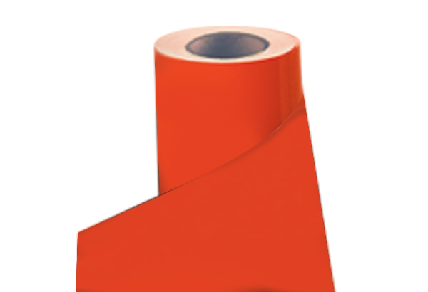 Bobine de vinyle adhésif Lettertac® de 615 mm x 30 m - Rouge feu brillant