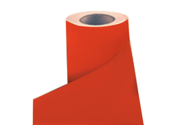 Bobine de vinyle adhésif Lettertac® de 615 mm x 30 m - Rouge feu mat