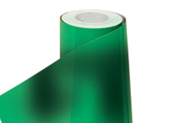 Bobine de vinyle adhésif Lettertac® de 615 mm x 30 m - Vert gazon mat