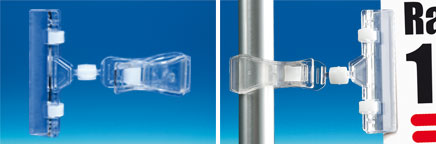 Pince ressort transparent articulée pour zone humide base tube
