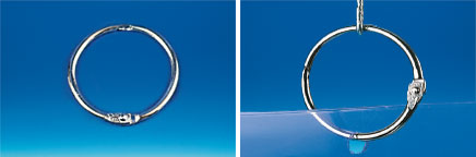 Anneau brisé métal Ø 32 mm - Ø fil 2 mm