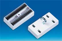 Aimant ferrite rectangulaire - 53 x 28 mm - Charge 15 kg