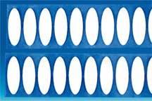 Pastilles VELCRO® ovales 12x35 mm boites de 550 couples