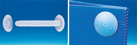 Pression permanent clip translucide ø 15 mm - serrage 5 à 41 mm