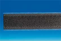 Ruban Auto-grippant CARAFIX® noir adhésivé "Crochet" 20 mm x 25 m