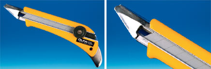 Lame noires 30% plus tranchante pour cutter Olfa® pro