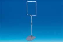 Kit cadre A3 télescopique de 320 à 620 mm socle métal - Transparent