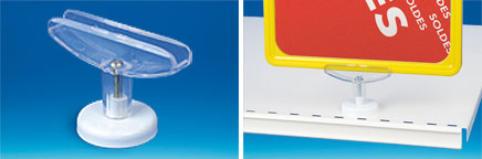 Aimant T de liaison transparent à poser pour cadre PVC