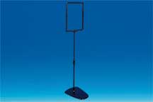 Kit cadre A4 noir socle plastique télescopique 35 à 58 cm