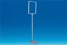 Kit cadre A4 transparent socle plastique télescopique 32 à 62 cm