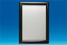 Cadre mural aluminium clippant noir A0