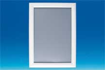 Cadre mural aluminium clippant blanc A3