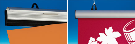 Profil clippant aluminium avec crochet 841 mm