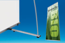 Porte-affiche aluminium fixe 800 mm x 2 m