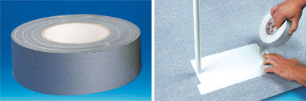 Toile Gaffer Ultramarque® "argent" adhésivé 50 m