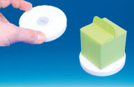 Plateau tournant non automatique blanc - Ø 150 mm