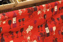 Tissus coton M1 "Foire aux vins" 160 cm x 25 m