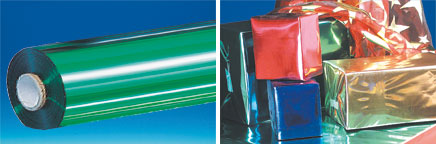 Décofilm® 2 faces polypropylène "Vert/argent" 80 cm x 40 m