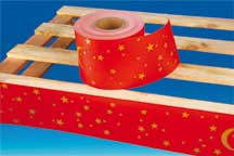 Cache palette Calcolor® "Rouge/étoilé Or" 15 cm x 50 m