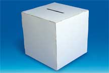 Urne en carton 25 x 25 x 25 cm