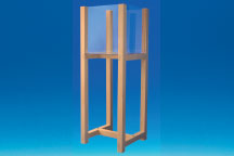 Bac soldeur bois 90 cm avec bac PET 32 x 32 cm