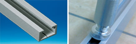 Rail aluminium pour système cable 2 m