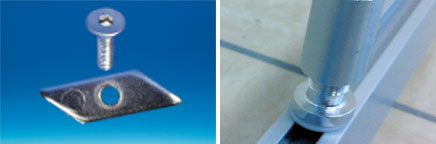 Ecrou de fixation pour rail système câble