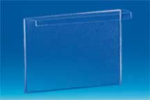 Pochette PET pour barres carrées 25 mm max. A5 horizontal