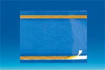 Pochette PET transparente adhésif permanent A4 horizontal