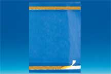 Pochette PET transparente adhésif permanent A4 vertical