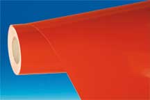 Bobine de vinyle adhésif Lettertac® de 615 mm x 30 m - Rouge feu mat