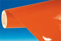 Bobine de vinyle adhésif Lettertac® de 615 mm x 30 m - Tomato brillant