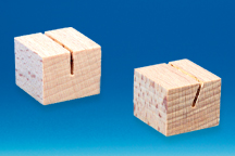 Porte-étiquette bois  20 x 25 mm - Incliné