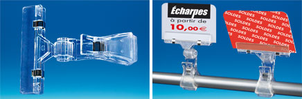 Pince multi-inclinaison crantée pour tube tige de 15 mm