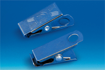 Pince clip métal avec ressort 30 mm