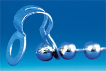 Connecteur boucle pour chaîne boule Ø 3,2 mm