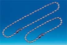 Chaîne boule avec connecteur Ø 2.4 mm en 150 mm