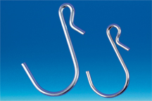 Crochet "S" asymétrique métal 45 mm - ø fil 2.5 mm
