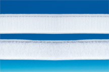 Ruban Auto-grippant CARAFIX® blanc adhésivé "Boucle" 25 mm x 25 m